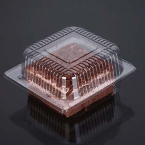 Contenedores de plástico transparente para llevar,contenedor desechable de postres con cáscara de almeja con tapa, para ensaladas, pastas, sándwiches 1