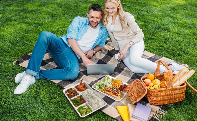 Compostable 6 placas de compartimiento, 90 paquetes de placas de papel de compartimiento, 12,5 * 8,6 pulgadas placas de almuerzo escolares desechables 4