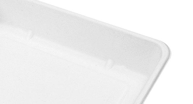 30 Oz Compostable Platos profundos para platos, Rect&aacute;ngulos para platos desechables bandejas para hamburguesas, Nacho, ensalada de tacos, popcorn 2