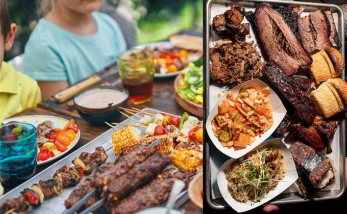 bandeja de alimentos de papel Kraft. 3 libras. (100 paquetes). desechable, reciclable y completamente biodegradable. 13