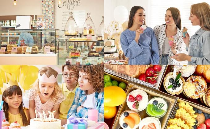 Cajas grandes de charcutería con tapas 8x6 pulgadas, 20 paquetes para llevar contenedores de alimentos 3