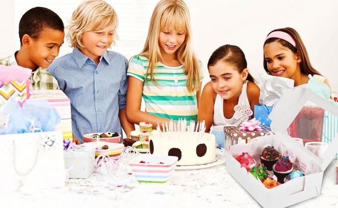 Cajas de panadería blancas con ventana, 9x6x3 pulgadas, para pastelería, postre, embalaje de pasteles, ideal para fiesta de cumpleaños, 30 paquetes 0