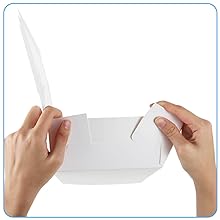 Cajas de panadería blancas con ventana, 9x6x3 pulgadas, para pastelería, postre, embalaje de pasteles, ideal para fiesta de cumpleaños, 30 paquetes 5