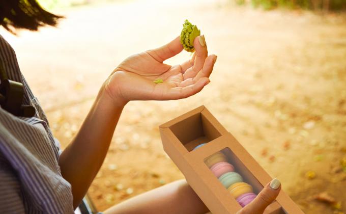 Macaron Boxes Macarons Box with Clear Window dessert box cupcakes box cookies box candies box