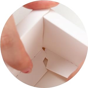 Cajas de macarrones, Cajas de regalo de macarrones para 12 (medidas internas de 7.3 × 4.2 × 1.9 pulgadas), Cajas de embalaje de macarrones 3