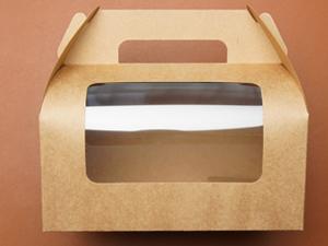 Cajas grandes con gables Cajas con ventana, Cajas de regalo Cajas para alimentos Cajas de panadería para bodas de cumpleaños 10