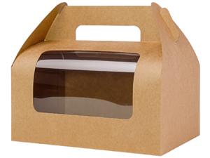 Cajas de golosinas con ventana, cajas de papel para alimentos, cajas de regalos Cajas de panadería para cumpleaños 6