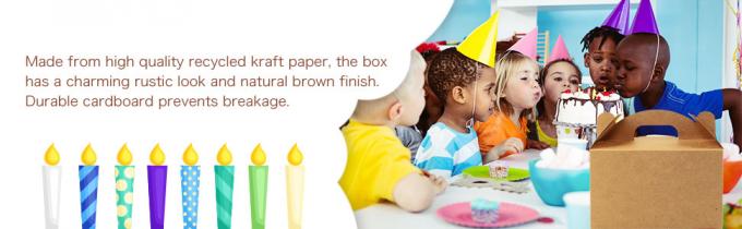 Cajas de golosinas marrones, postres, golosinas, bocadillos, bocadillos favoritos para la fiesta, palomitas de maíz, juguetes, baby showers, cumpleaños. 1