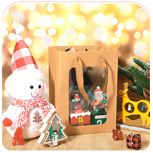 Bolsas con ventana 10x7x5 Bolsas de regalo para el Día de la Madre Proposición Dulce Regalo, Festival Regalo embalaje 8