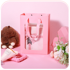 Bolsas con ventana 10x7x5 Bolsas de regalo para el Día de la Madre Proposición Dulce Regalo, Festival Regalo embalaje 9