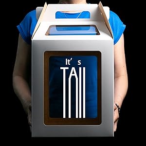 Cajas de pasteles de altura 4 paquetes 12x12x14 Cajas de pasteles para pasteles de nivel 12 pulgadas - Contenedor desechable de porta pasteles de gran capa 0