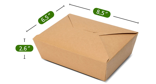 70 oz take out boxes to go boxes large cardboard lunch box containers paper to go food boxes