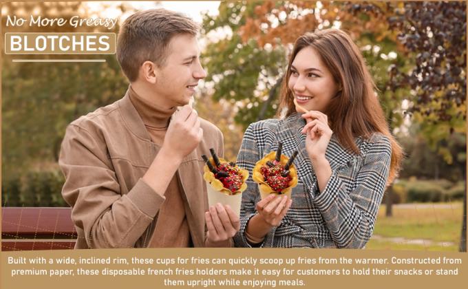 SN-TP3A0 Charcuterie Cups kraft paper Appetizer Cup food holder for parties weeding events