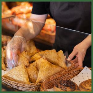 Bolsas de pan grandes, 13.7 X 8.2 X 3.5 pulgadas Bolsas de pan de papel de Kraft con ventanas de lata Cerradura de pestaña Bolsas de pan grandes 5