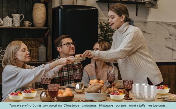 punch bowl serving bowls bowls disposable heavy duty