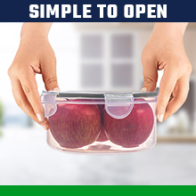 Contenedores de almacenamiento de alimentos de plástico duro con tapas herméticos 85 oz para salsas Caja, cuencos de cocina apilables Preparación de comidas 6