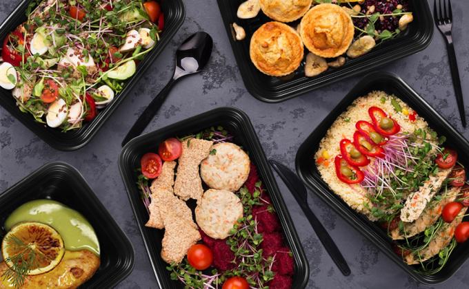 Contenedores de preparación de comidas de 32 oz, cajas de bento reutilizables, contenedores de almacenamiento de preparación de alimentos libres de BPA con tapas, apilables, plato 3