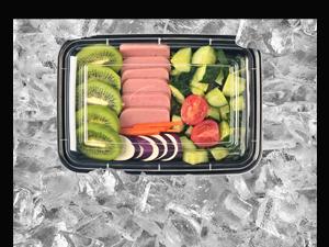 Contenedores de preparación de comidas de 38 oz 24 paquetes 1 compartimiento con tapas, almacenaje de alimentos Bento cajas de almuerzo apilables reutilizables 5