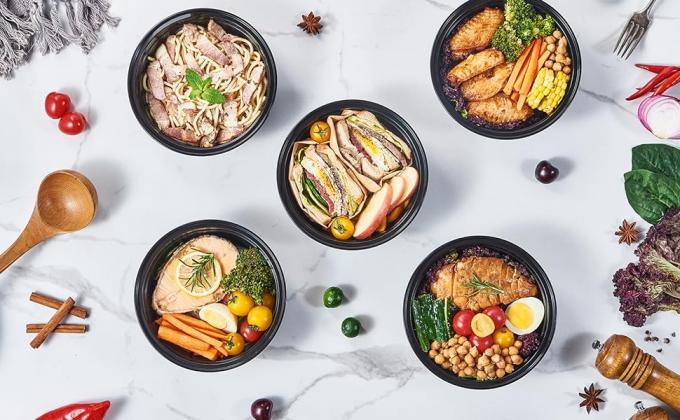 38 oz 32 oz 24 oz Plan de almuerzo Caja desechable Para llevar en bolos Negro libre de BPA Reutilizable duradero congelador de microondas apilable 0