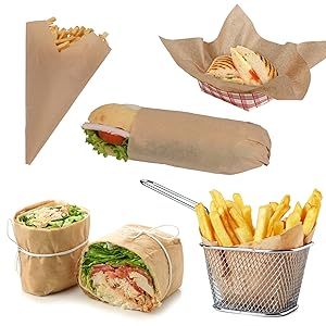 Deli Paper Sheets (500 Count) 12-Inch Red Checkered Square Sandwich Wrapping Paper Grease Resistant