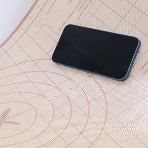 Almofada de silicona para hornear, almofada de pastelería con medidas de 26 "x 16" extra gruesa hoja de almofada de masa rodante grande, mostrador 7