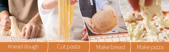 Almofada de silicona para hornear, almofada de pastelería con medidas de 26 "x 16" extra gruesa hoja de almofada de masa rodante grande, mostrador 12