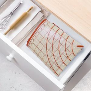 Almofada de silicona para hornear, almofada de pastelería con medidas de 26 "x 16" extra gruesa hoja de almofada de masa rodante grande, mostrador 11