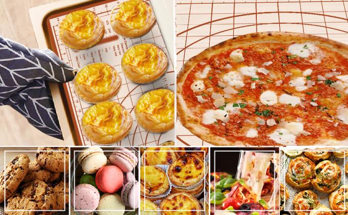 Almofada de silicona para hornear, almofada de pastelería con medidas de 26 "x 16" extra gruesa hoja de almofada de masa rodante grande, mostrador 13