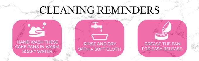 4 pulgadas, 6 pulgadas, 8 pulgadas de set de la sartén de pastel para el pastel de 3 capas - Aluminio paneles de pastel para hornear pasteles de bodas de cumpleaños 2