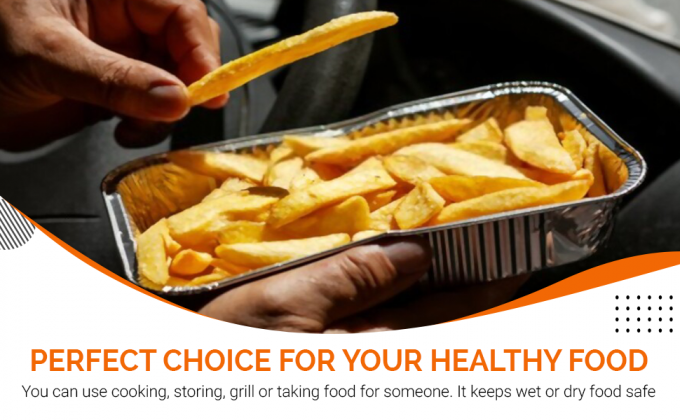 Contenedor de papel de aluminio, envolvente de papel de aluminio, artículos de vestir, artículos de cocina, artículos de comedor, artículos de mesa, papel de pergamino 7