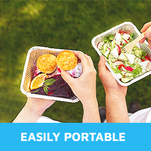 Pans de comida desechables con tapas transparentes Contenedores de goteo de alimentos de aluminio de 1 libra de capacidad Frescura de sello fuerte 1