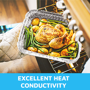 Pans de comida desechables con tapas transparentes Contenedores de goteo de alimentos de aluminio de 1 libra de capacidad Frescura de sello fuerte 3