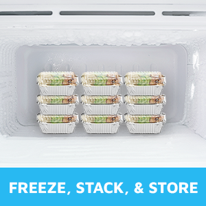 Pans de comida desechables con tapas transparentes Contenedores de goteo de alimentos de aluminio de 1 libra de capacidad Frescura de sello fuerte 5