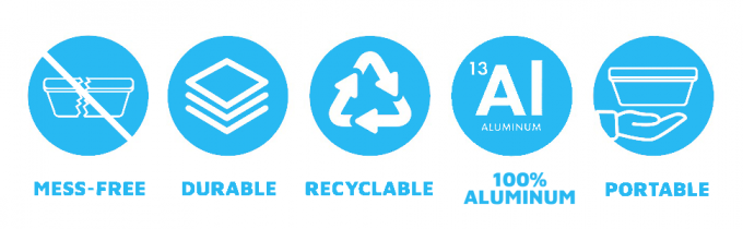 9x13 latas para cocinar, hornear y catering de uso pesado utensilios de cocina desechables bandejas de mesa de vapor para buffet y preparación de alimentos 0