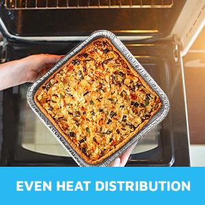 9 x 9 Paneles de pastel para asarse, tostador, preparación de comidas, tostado, comida para llevar. Perfecto para bandejas de brownies y lasaña. 5