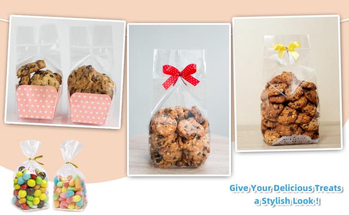 gusseted cellophane bags