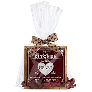 Envase de celofán para cestas de regalo, bolsas de regalo de plástico Opp con arcos rojos Envase de cinta para cestas y regalos 21