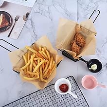 Hojas de papel deli 12 "x 12" 100PK, papel de envoltura de sándwich a prueba de grasa ecológico 8