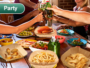 Papel para freír en el aire, papel de pergamino de 125pcs, papel desechable para freír en el aire para microondas, papel para freír en el aire 5