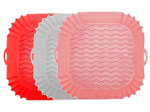 Papel para freír en el aire, papel de pergamino de 125pcs, papel desechable para freír en el aire para microondas, papel para freír en el aire 12