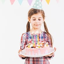 Velas de cumpleaños arco iris - coloridas velas de cumpleaños velas de pastel velas de pastel velas para cumpleaños, boda y suerte 5