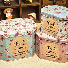 Gracias pegatinas redondas por apoyar mi pequeña empresa etiquetas adhesivas, 3 colores, 1 pulgada 2000pcs, 4 rollos, cada rollo 4