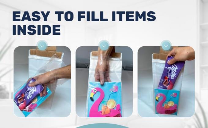 Bolsas para colgantes de puertas 6 x 12 pulgadas - Bolsas para colgantes de puertas transparentes protegen folletos, folletos, avisos, materiales impresos 0