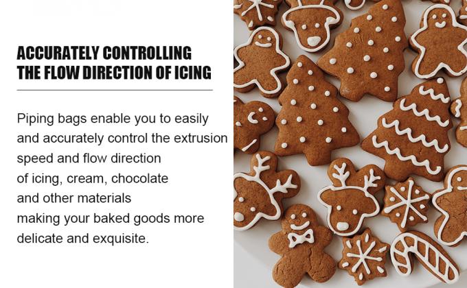 Bolsas de pasteles, bolsas de pasteles de 12 pulgadas 100pcs, bolsas de pasteles desechables de hielo para provisiones de decoración de galletas / pasteles 1