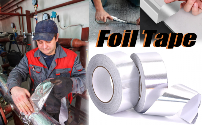 Cintas de aluminio (3.9 millas), cinta de papel de 2'*65 pies, cinta de aislamiento metálico, cinta de conducto de trabajo pesado con respaldo adhesivo 0