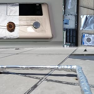 Cintas de aluminio (3.9 millas), cinta de papel de 2'*65 pies, cinta de aislamiento metálico, cinta de conducto de trabajo pesado con respaldo adhesivo 5