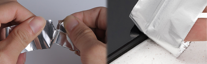 Cintas de aluminio (3.9 millas), cinta de papel de 2'*65 pies, cinta de aislamiento metálico, cinta de conducto de trabajo pesado con respaldo adhesivo 6