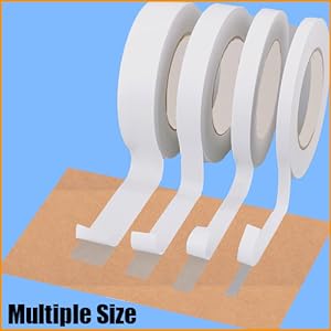 Cintas adhesivas de doble cara para artesanías, cintas adhesivas de doble cara para artes, cintas de álbumes de recortes para fotos de bricolaje, envoltorio de regalo 1