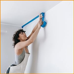 Cinta adhesiva para pintores azules, cinta adhesiva para pintura, cinta adhesiva para artesanías y artes de bricolaje, cinta adhesiva para pintura, fácil de quitar 4