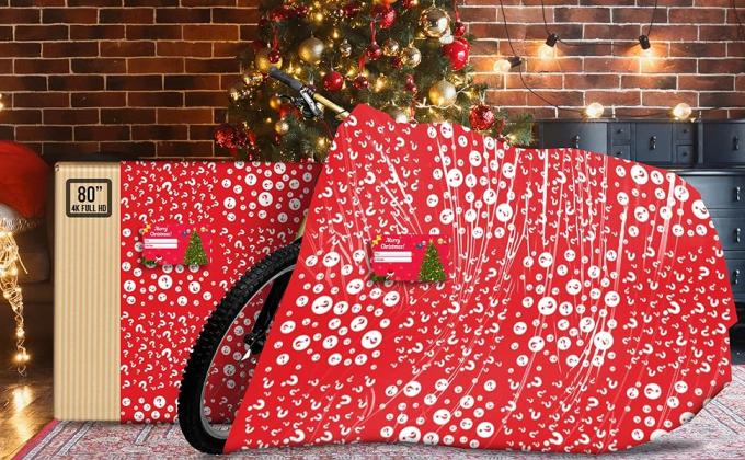 90  X 60  Búsqueda de bolsas de regalo de bicicleta Set de Navidad Día de San Valentín Cumpleaños Niño Niña Jumbo Búsqueda de bicicletas Bolsas extra grandes Bicicletas 0
